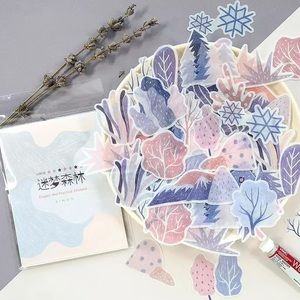 Winter Stickers 60pcs Forest Scrapbooking